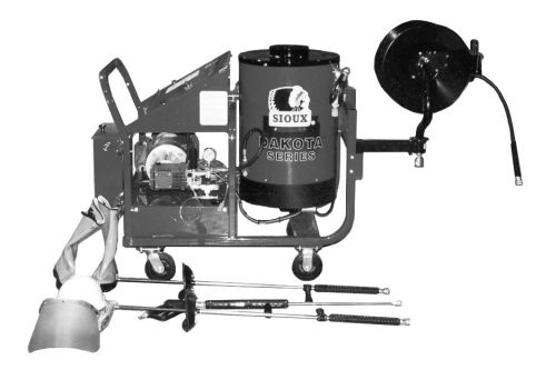 T23380 High Pressure Hot Water Cleaner - Powered by Gas Engine (Battery Start)