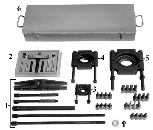 T12940  General Puller Set   For GE FDL and Other Miscellaneous Uses