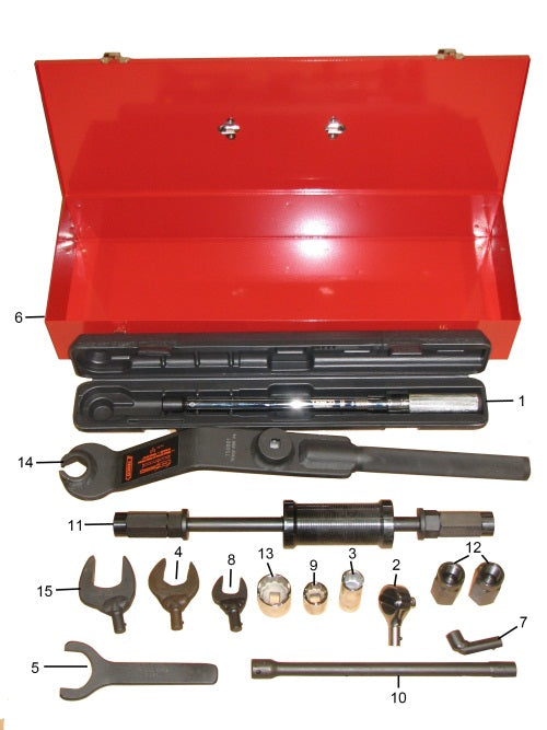 T15926M&SL Fuel Line Torque Kit for GE Marine and Stationary FDL EFI Engines
