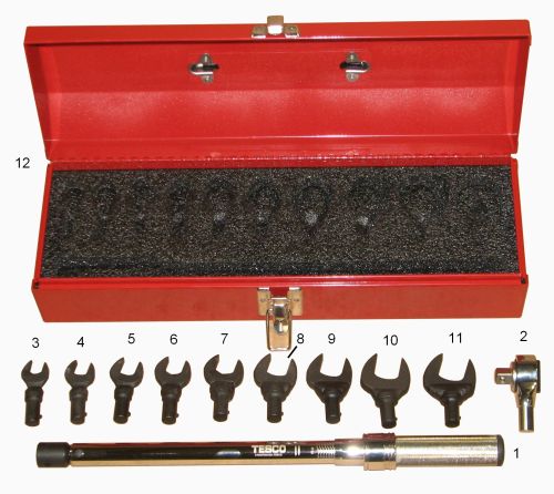 T17802MOE Metric Open End Wrench Set