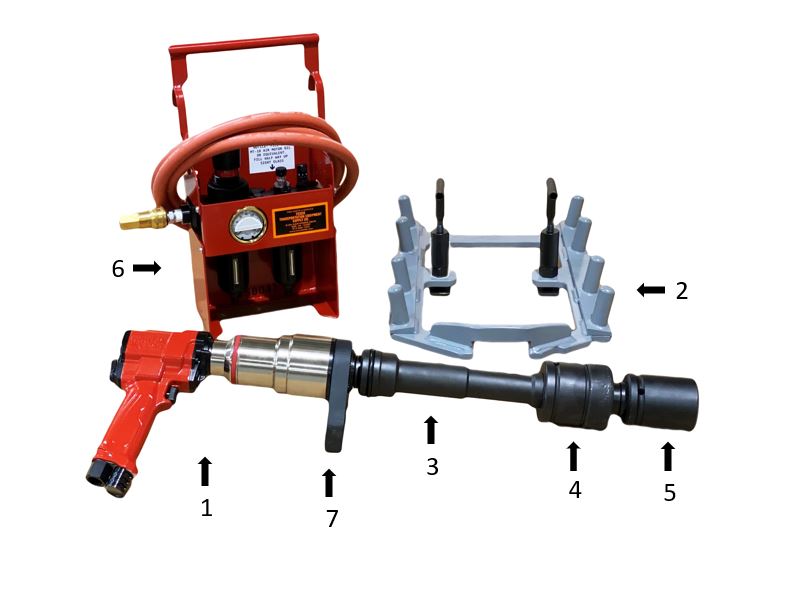 T50072 Heavy Duty Kit for Removing Cylinder Hold Down Bolts
