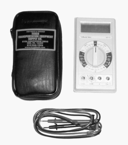 T70102  Digital Multimeter With Case and Leads   1500 Volt DC