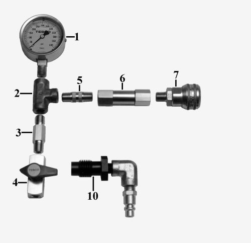 T50420 GE Adapter With Plug for Compression Tester