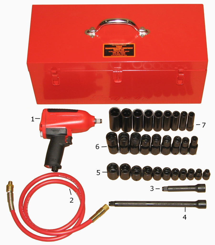 T16940  Impact Wrench Set For General Stripping Operation