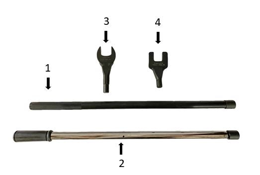 T56051TH - T300T-I Pre-Set Torque Handle (200 Ft-Lbs) for T56051 Tappet Nut Torque Wrench Kit