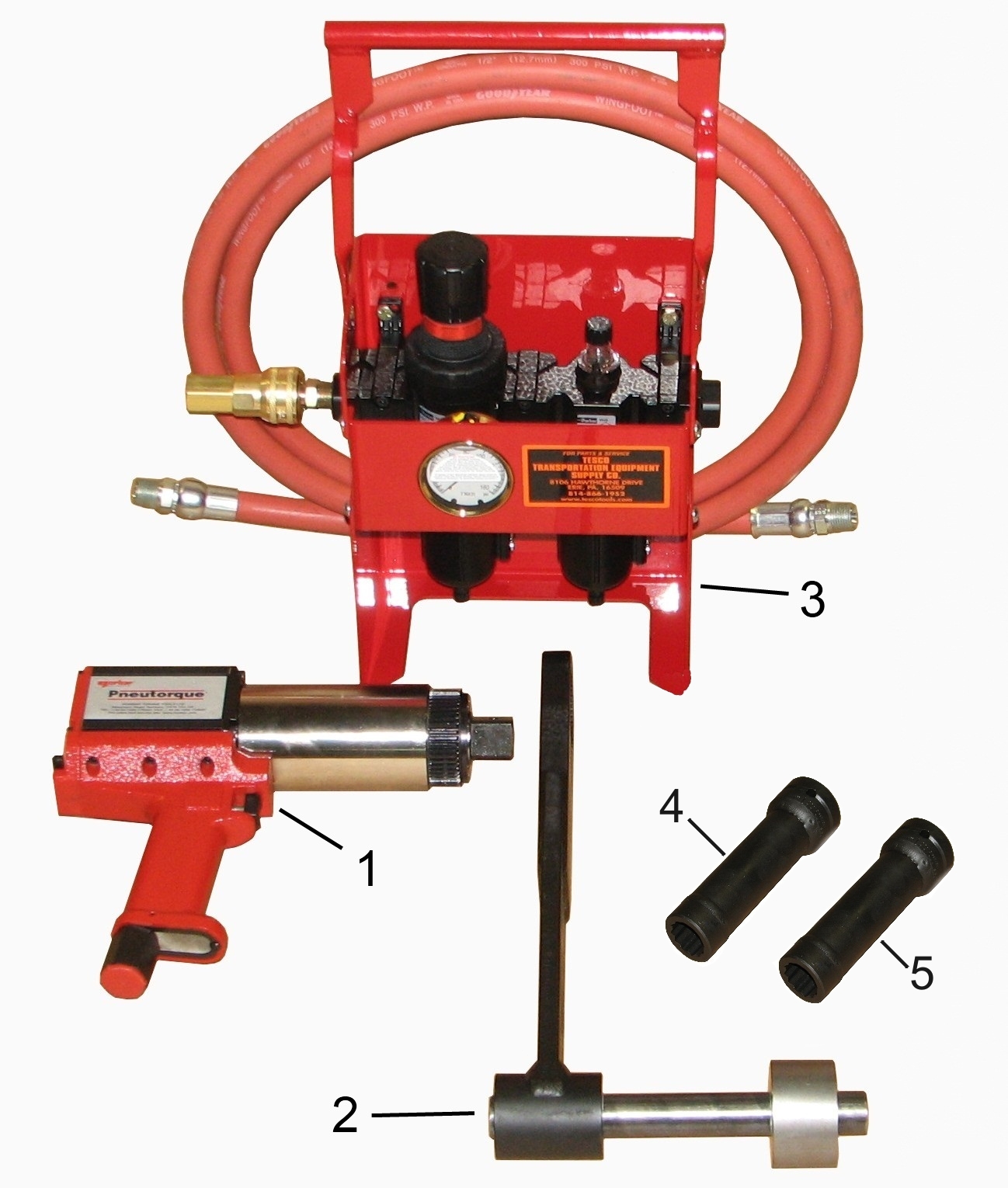 Pneumatic Torque Kit for Main Bearing Side Bolts